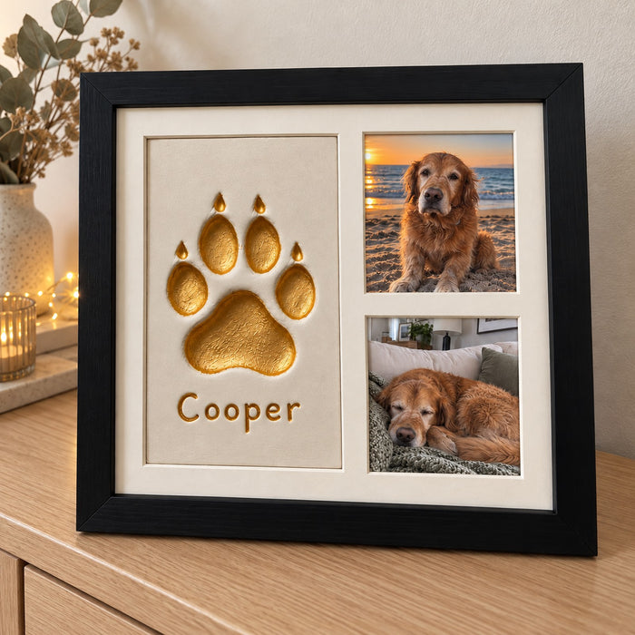 paw print keepsake frame hero